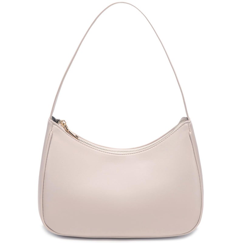 CYHTWSDJ Shoulder Bags for Women, Cute Hobo Tote Handbag Mini Clutch Purse with Zipper Closure (Nude) - Image 1