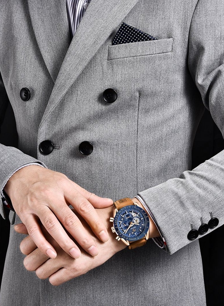 بينيار ساعات رجاليه  كوارتز ضد الماء - Image 2