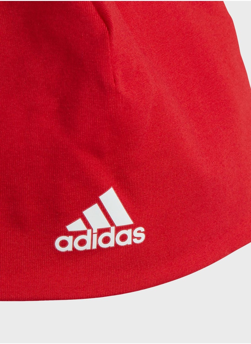 Adidas - Essentials Big Logo Bodysuit And Beanie Gift Set Kids - Image 1