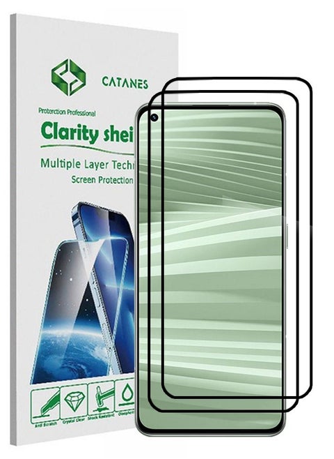 2 Pack For Realme GT2 Pro Screen Protector Tempered Glass Full Glue Back