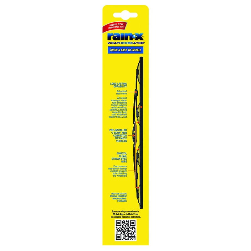 Rain-X RX30216 WeatherBeater Wiper Blades, 16" Windshield Wipers (Pack Of 1), Automotive Replacement Windshield Wiper Blades That Meet Or Exceed OEM Quality And Durability Standards - Image 3