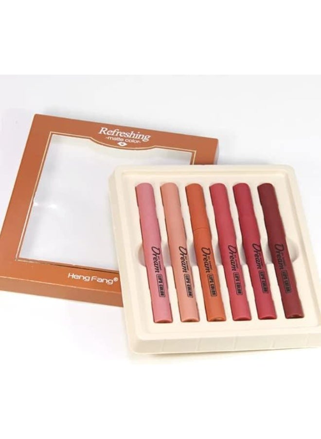 YOMNA Silky touch Refreshing Matte colour Heng Fang So sweet dream Lips colour 6-Pcs - Image 2