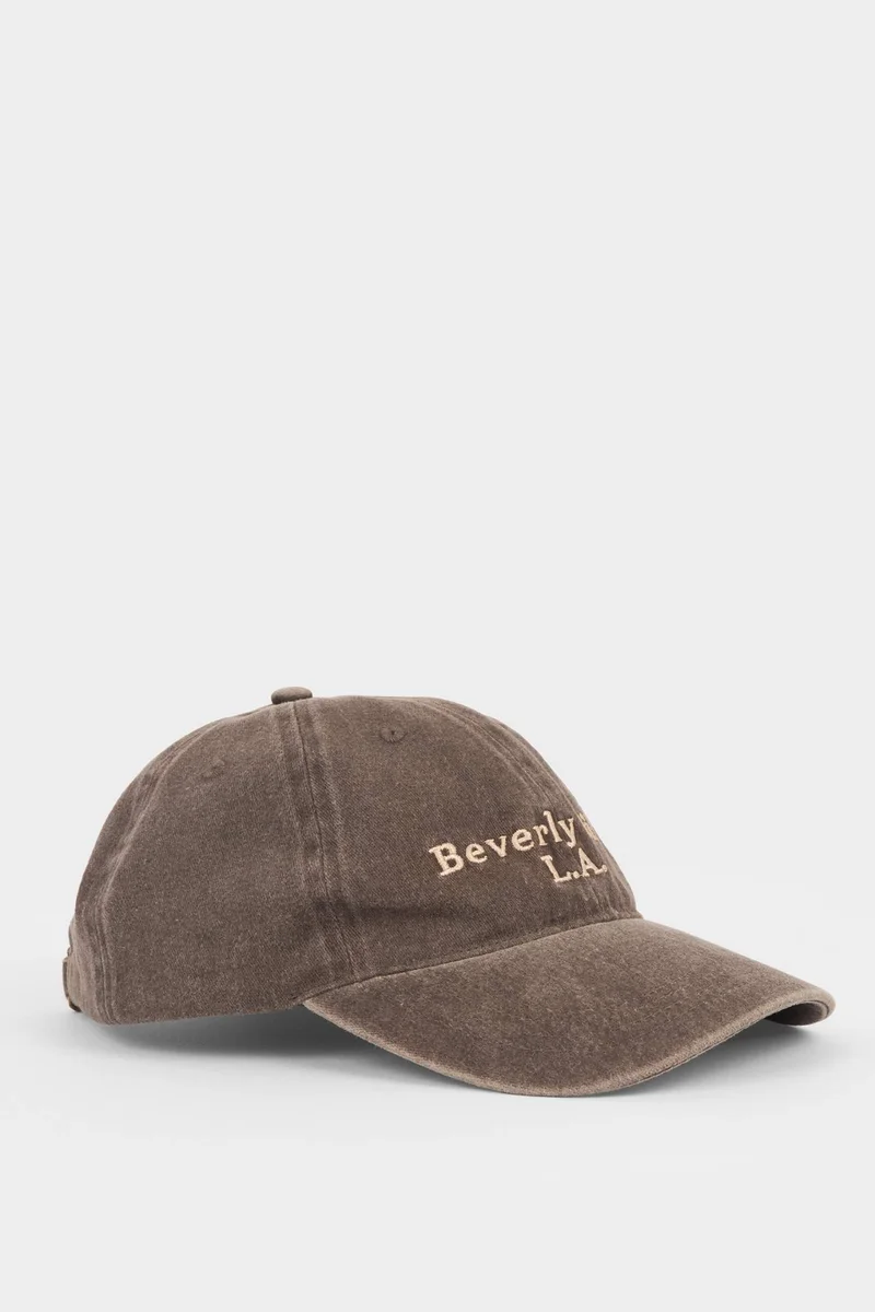 Defacto  Man Embroidered Cotton Cap for Men | Best Price UAE