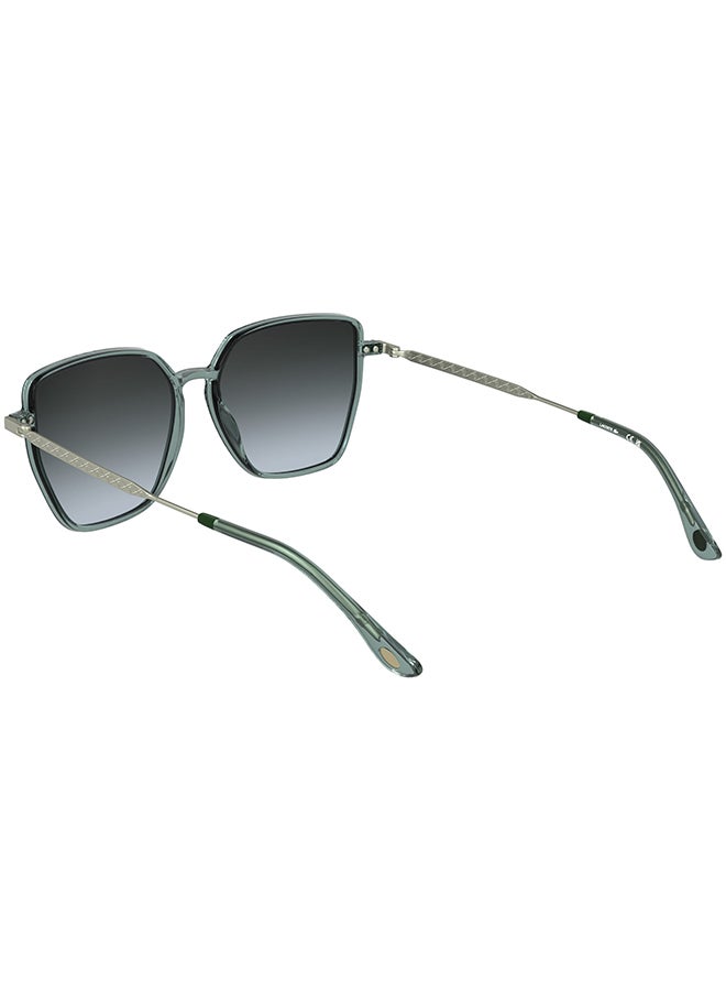 LACOSTE نظارات شمسية لاكوست كاملة الإطار L6062S 5615 (400) شفافة زرقاء - Image 2