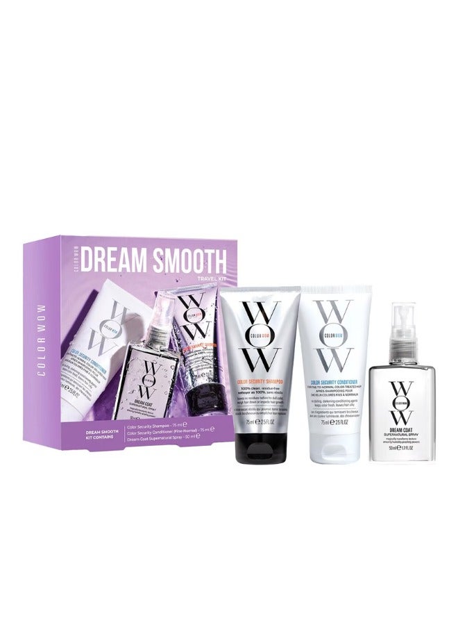 color wow travel size kit (shampoo, conditioner and dream coat spray) - Image 2