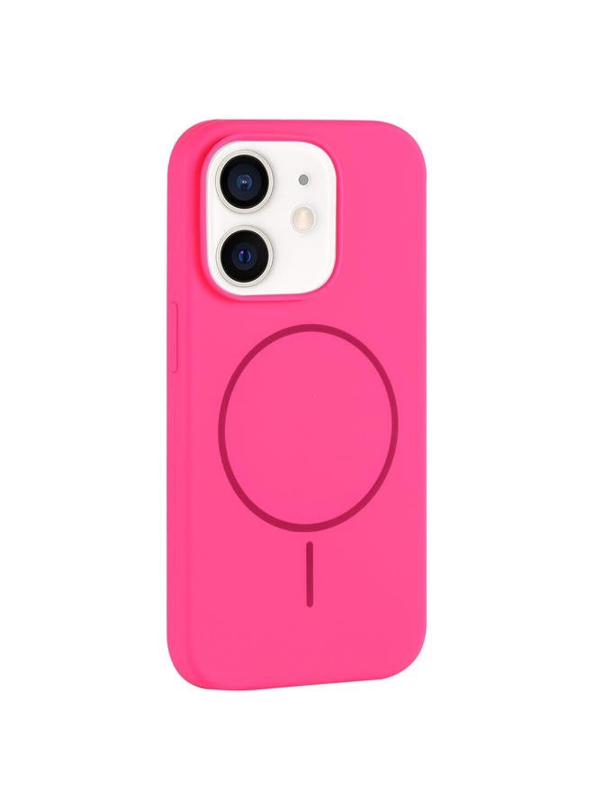 Zaboon Case For iPhone 12 Large Hole Camera MagSafe Liquid Silicone Full Coverage Phone Case - Image 1