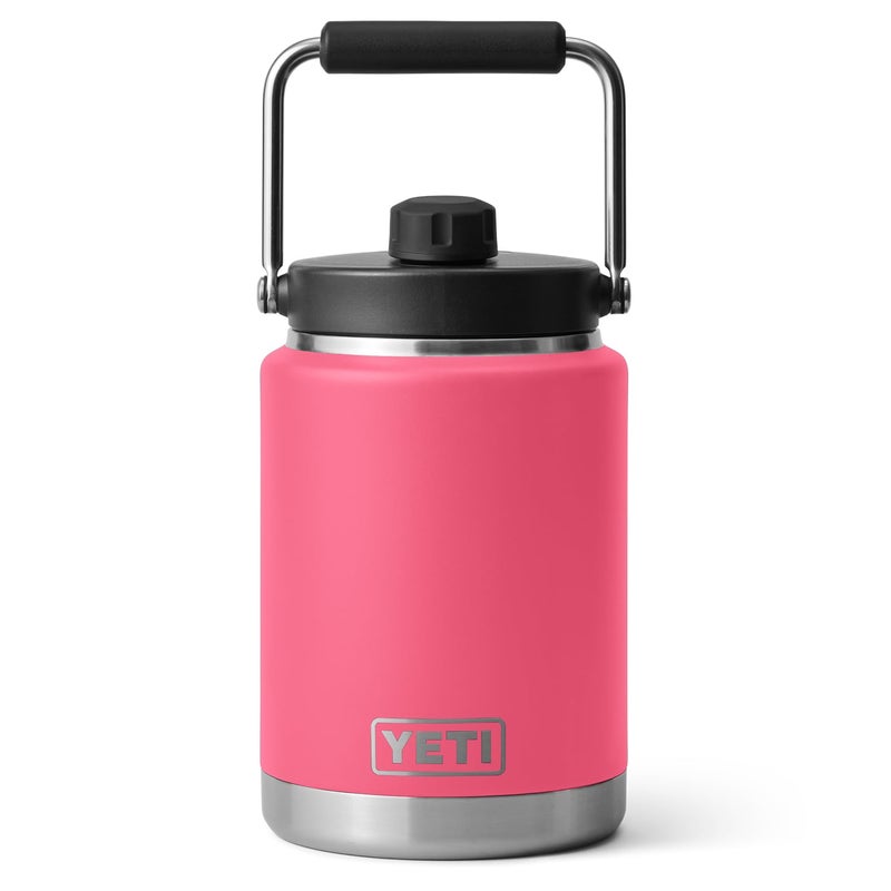 YETI Rambler Half Gallon Jug, Vacuum Insulated, Stainless Steel with MagCap, Tropical Pink - Image 1