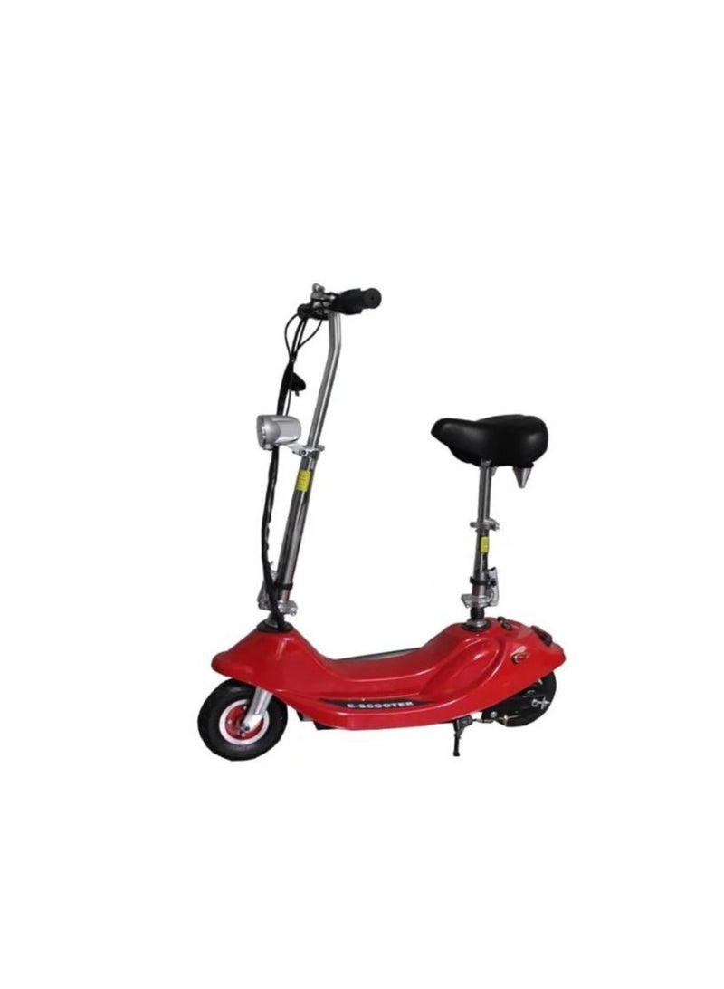 Electric Scooter with Seat - Red  - Image 1