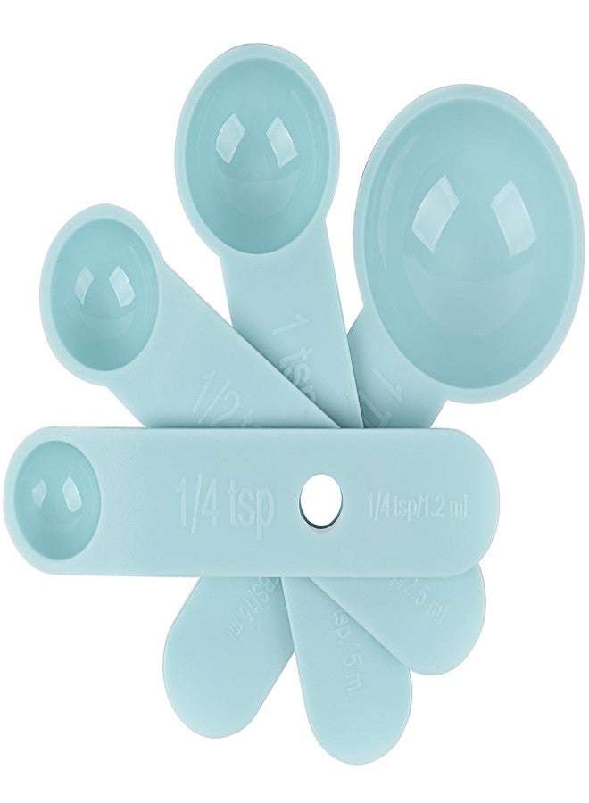 DOTINGHUX Measuring Cups and Spoons Set of 8, Kitchen Gadgets for Cooking & Baking (Light Turquoise) - Image 5