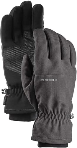 Head Waterproof Hybrid Gloves (Medium, Charcoal) - Image 5
