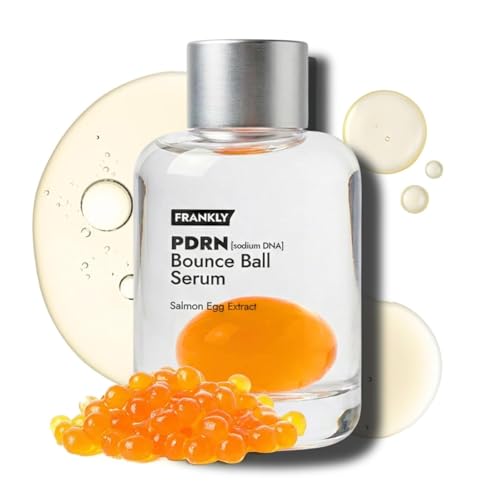 FRANKLY Salmon PDRN Bounce Ball Serum 99 Pure Salmon DNA PDRN for Post Microneedling Recovery Redness Damaged Skin Repair Glass Skin Korean Skincare Lightweight Non Sticky 101 fl oz - Image 1