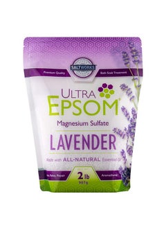 Ultra Epsom Scented Bath Salt Lavender 2 Pound Bag