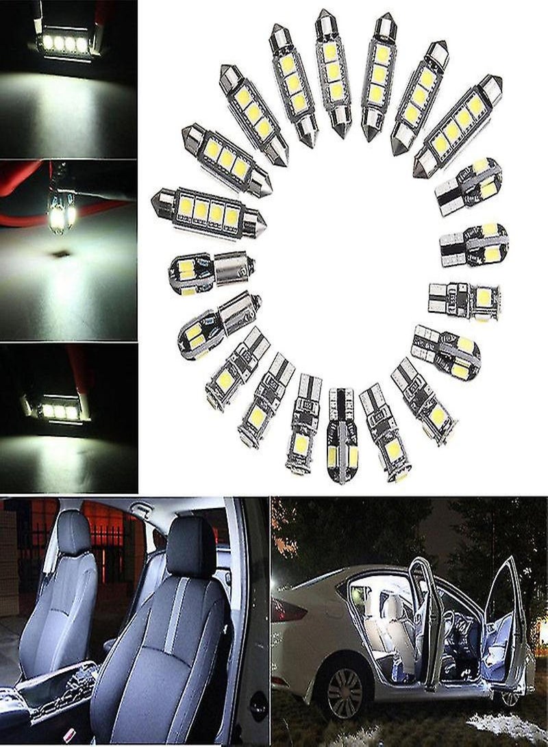 طقم مصابيح LED داخلية للسيارة مكون من 20 قطعة لسيارة بي إم دبليو الفئة الخامسة E39 M5 1997-2003 - Image 2