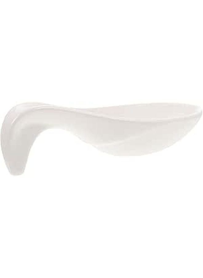 Ceramic Caviar Spoon with Chopstick Rest and Utensil Holder Black Truffle Serving - Image 1