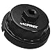 AUPREX Aluminum Oil Filter Wrench for Toyota Camry Lexus Tundra 4Runner Highlander RAV4 and More 64mm 14 Flutes Black - Image 2