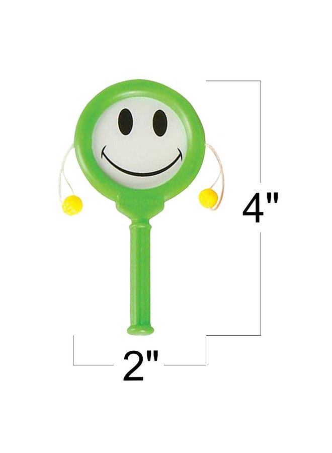 ArtCreativity Smile Hand Drums Set Of 12 Musical Toys For Kids In Assorted Colors Easy To Play Musical Instruments For Children Noisemakers For Parties Music Party Favors And Goodie Bag Fillers - Image 3