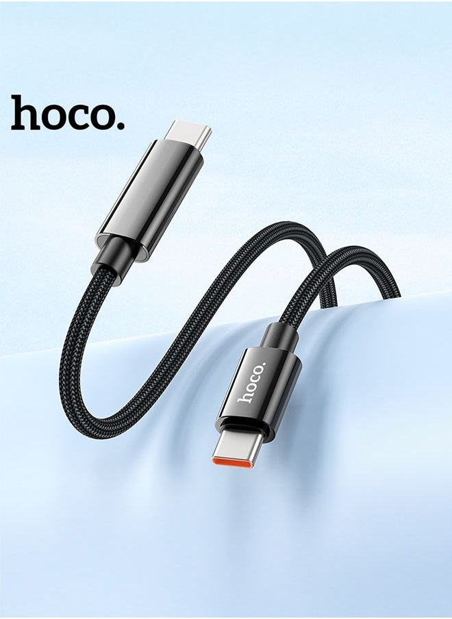 hoco. U125 Benefit 100W charging data cable with display Type-C to Type-C  - Image 5