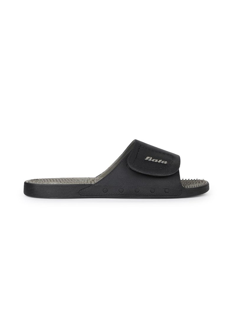 Bata Alfred Men's Black Flip Flops - 7 UK (8626090) - Image 4