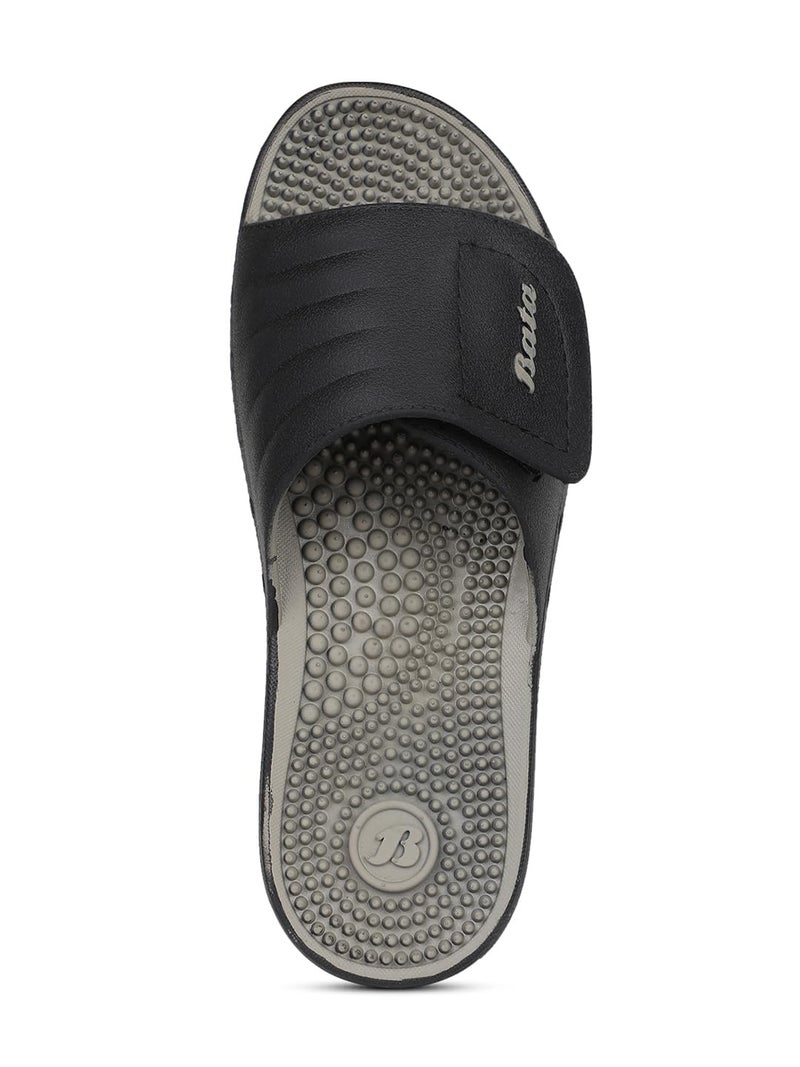 Bata Alfred Men's Black Flip Flops - 7 UK (8626090) - Image 5