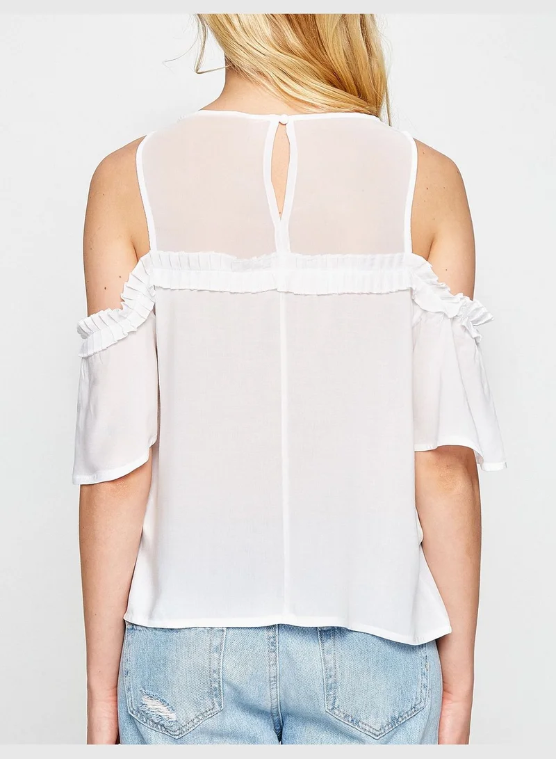 KOTON Frill Detailed Shirt