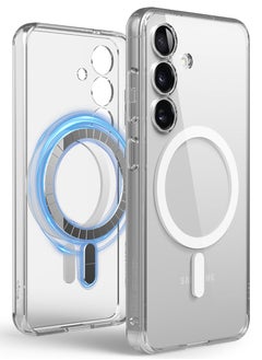 Elago Magnetic Hybrid for Samsung Galaxy S25 Case Cover compatible with MagSafe - Transparent  - Image 1
