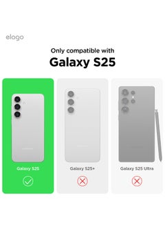 Elago Magnetic Hybrid for Samsung Galaxy S25 Case Cover compatible with MagSafe - Transparent  - Image 2