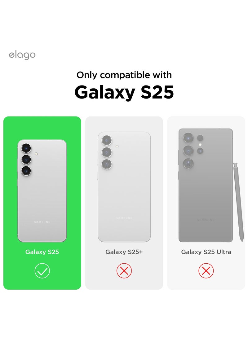 Elago Magnetic Hybrid for Samsung Galaxy S25 Case Cover compatible with MagSafe - Transparent - Image 2