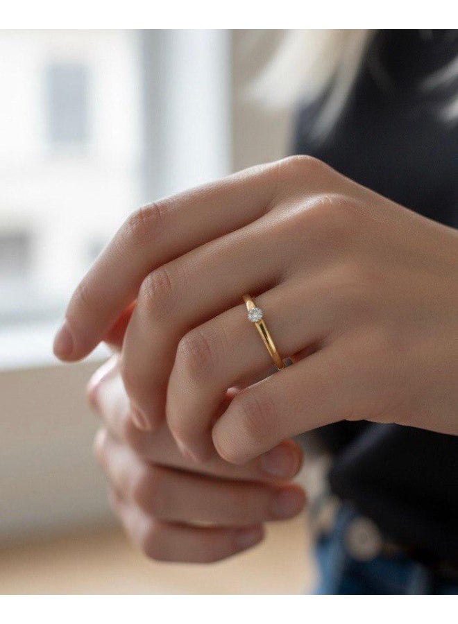Ruby Art Gold 18K Pure Gold Women’s Ring - Premium Finish & Elegant Style -  1.80 Gram - Image 3