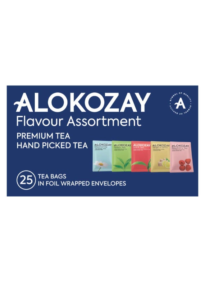 Alokozay Flavour Assortment Tea Bags 25 Teabags (50g)  - Image 1