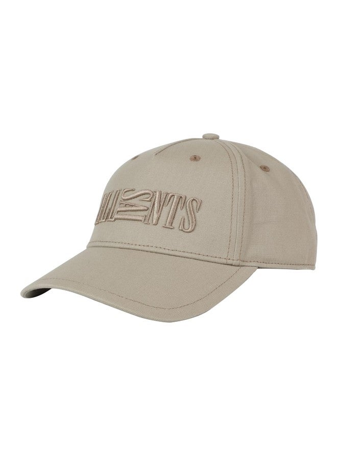 Allsaints Mens Oppose Baseball Cap, Hat with Adjustable Strap, Curved Brim, 100% Cotton, Pier Grey - Image 1