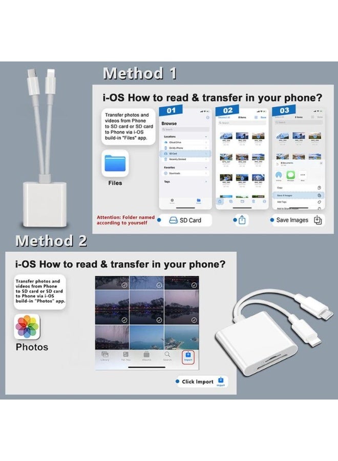 2-In-1 Sd Card Reader, 1 Portable Type-C Card Reader For Usb C Input Devices, Dual Slot Memory Card Reader, Suitable For Gaming, Plug And Play Card Reader - Image 4