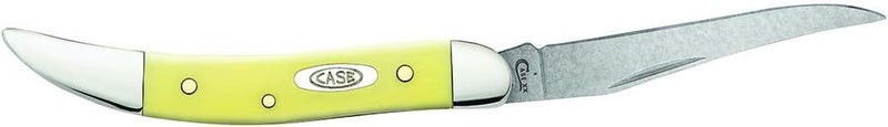 Case WR XX Pocket Knife Yellow Synthetic Small Texas Toothpick Cv Item #091 - (310096 Cv) - Length Closed: 3 Inches - Image 4