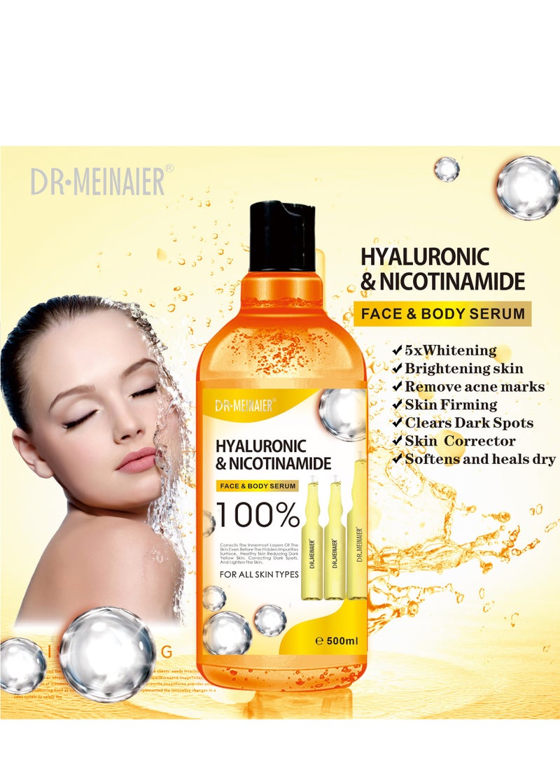 Hyaluronic & Nicotinamide Face & Body Serum 100% 500ml - pzsku/Z8C0D1E11D8FD2C6B46F7Z/45/_/1726625852/135605e9-0f4a-491d-a459-7c89b393ab9a