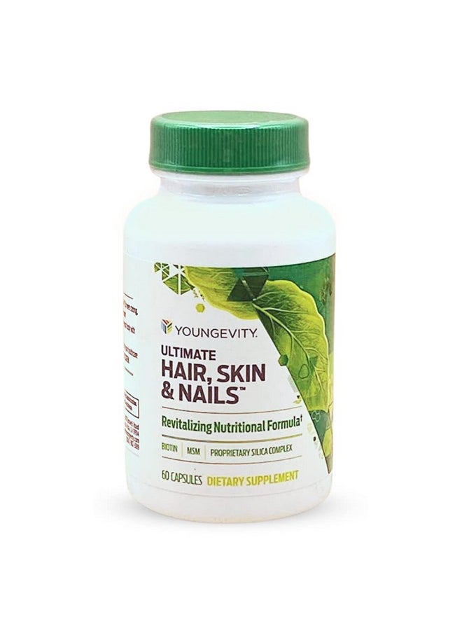 youngevity Hair Skin And Nails Formula 60 Capsules  - Image 1