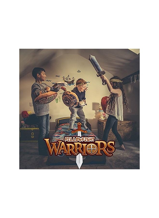 The Bros Pillowfight Warriors Viking Cross Shield  - Image 3