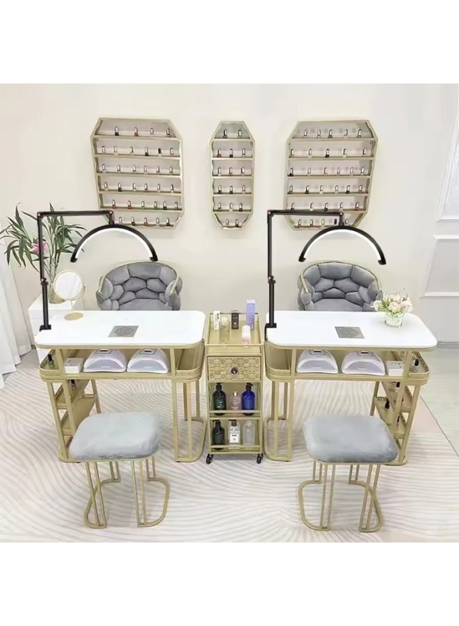 GenPro FS-16X 16-inch Half Moon LED Desk Lamp – 15W, 2700K–6500K Adjustable CCT, with Built-in Phone Clip  Overview: - Image 5