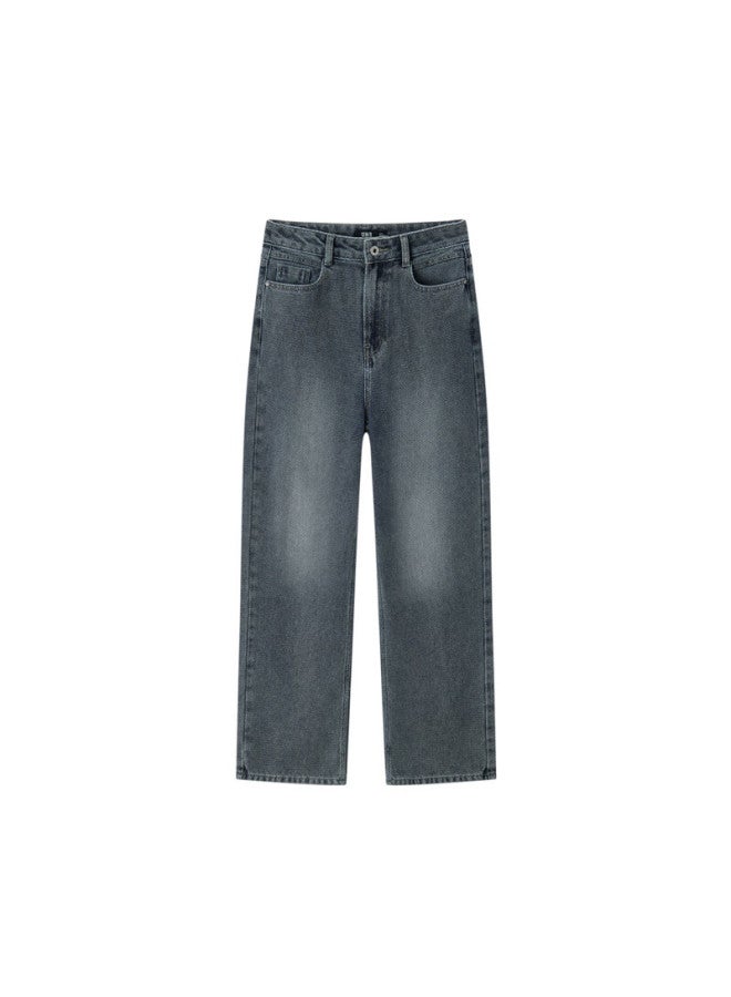 Semir Forest Soft Denim | Mall-matching Wide-leg Jeans For Women With Brushed Fabric Winter Long Pants 103724124001a - Image 5