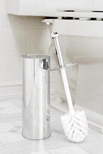 Bath Bliss Stainless Steel, Rust Resistant, Heavy Duty Toilet-Brushes, 1 Pack, Satin - Image 2