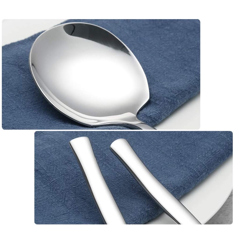 Xowine 6-Piece Stainless Steel Buffet Serving Spoon  6-Piece Large Serving Spoons - Image 3