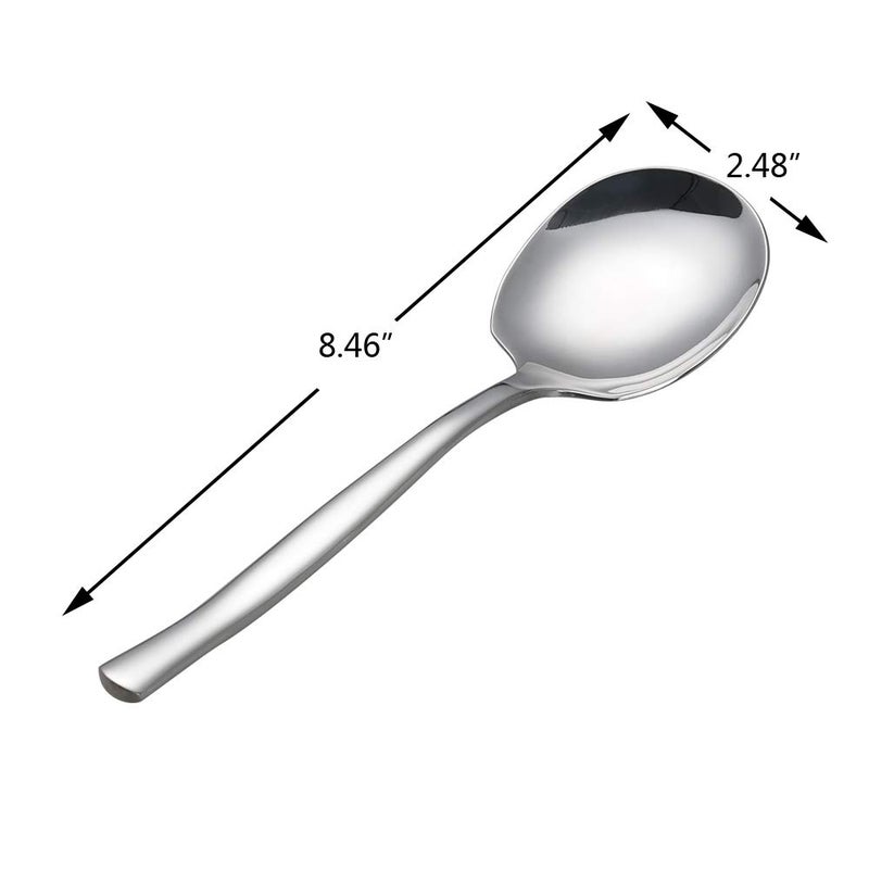 Xowine 6-Piece Stainless Steel Buffet Serving Spoon  6-Piece Large Serving Spoons - Image 2