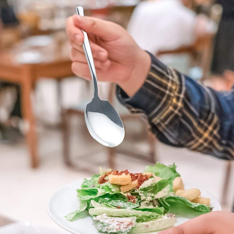 Xowine 6-Piece Stainless Steel Buffet Serving Spoon  6-Piece Large Serving Spoons - Image 4