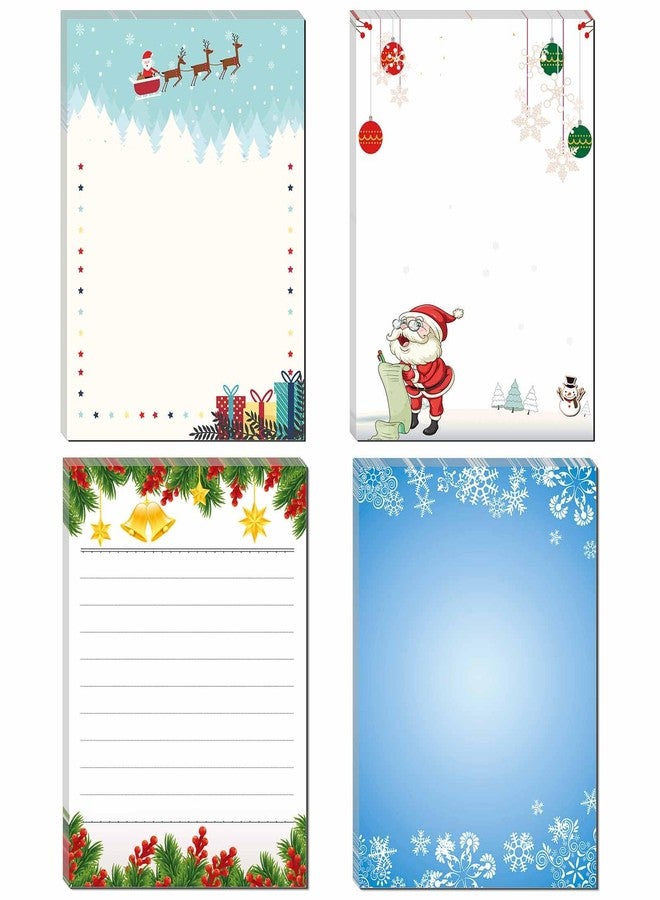 DUGUTUL 4 Christmas Notepads Holiday Notepads for Christmas Home School and Office Gifts - Image 1