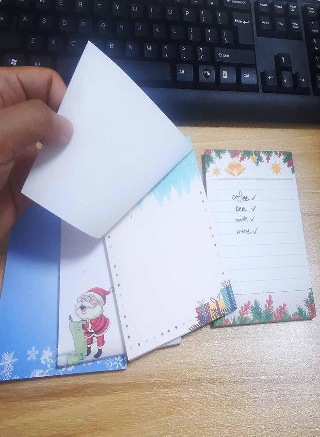 DUGUTUL 4 Christmas Notepads Holiday Notepads for Christmas Home School and Office Gifts - Image 5