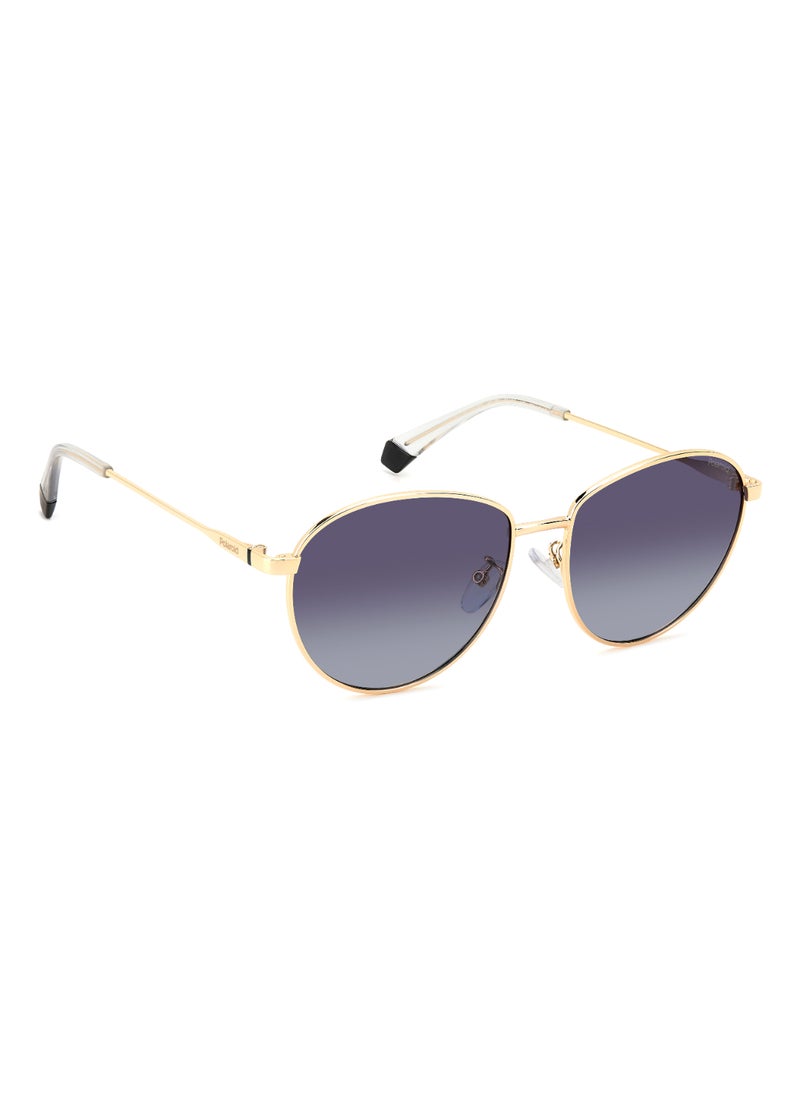 Polaroid Women's Polarized Metal Sunglasses Pld 4171/G/S/X Grey 51 - Lens Size: 50.5 Mm - Gold Grey  - Image 2