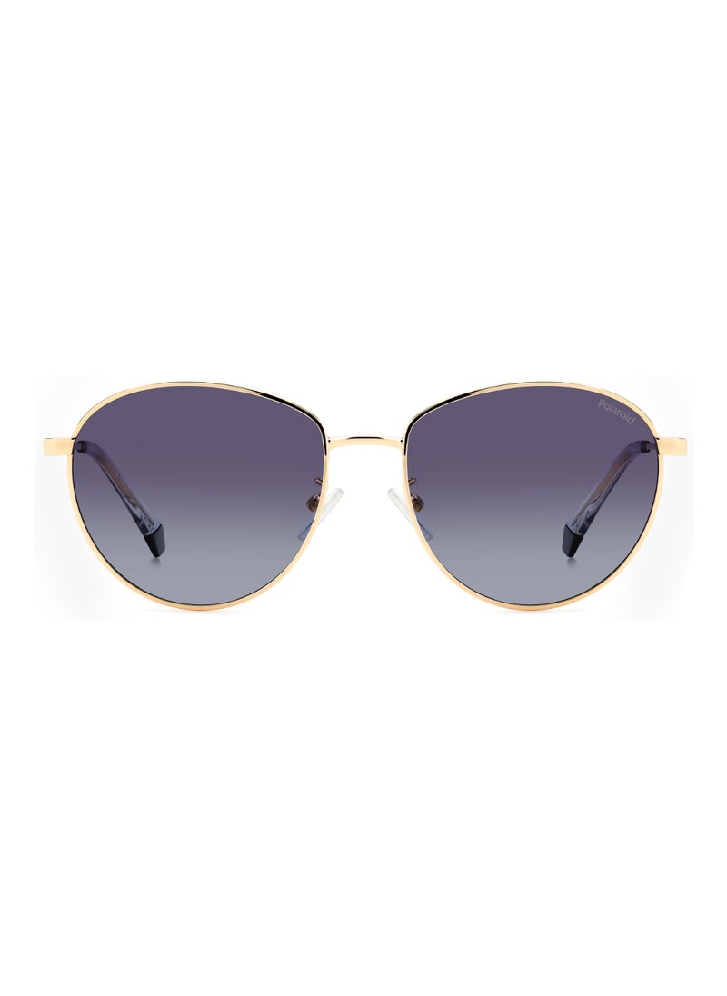 Polaroid Women's Polarized Metal Sunglasses Pld 4171/G/S/X Grey 51 - Lens Size: 50.5 Mm - Gold Grey  - Image 3
