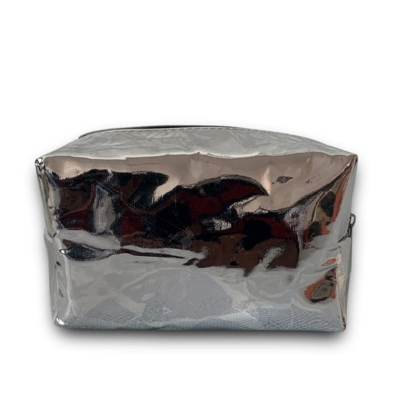 STRUTT Toiletry Bag for Women, Makeup Pouch, Waterproof Cosmetic Case, Makeup Pouch Bag, Travel Organizer Kit (Silver) - Image 1