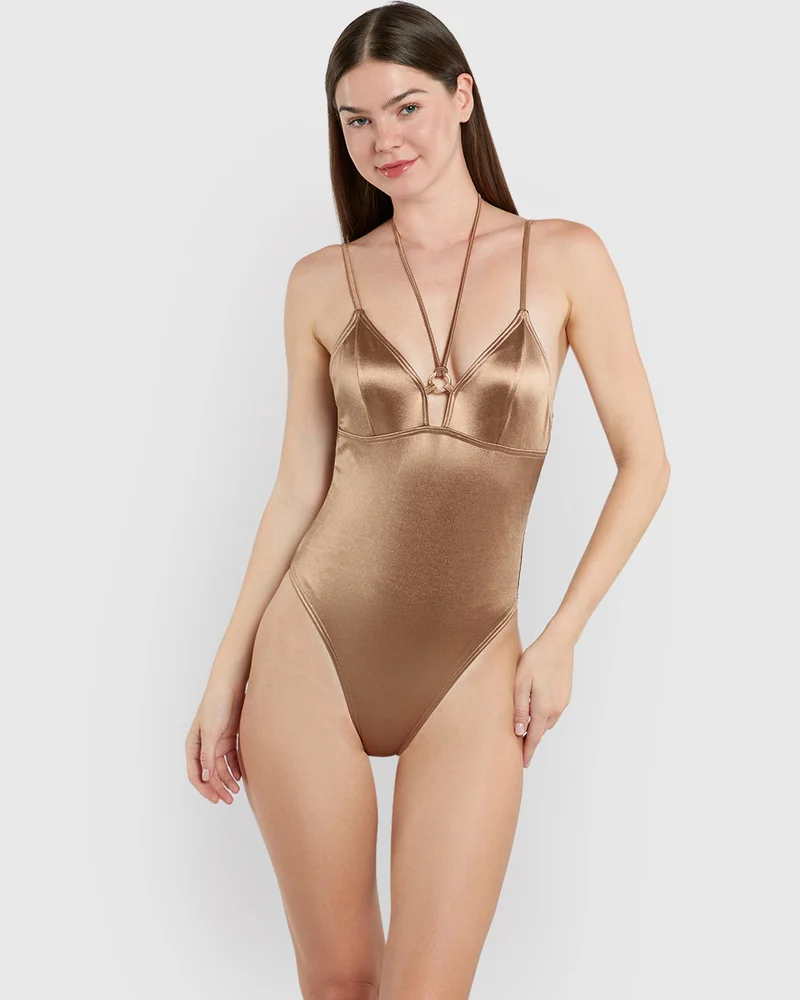 ايسلا اند ايفي Isla & Evie Halter Tie Swimsuit