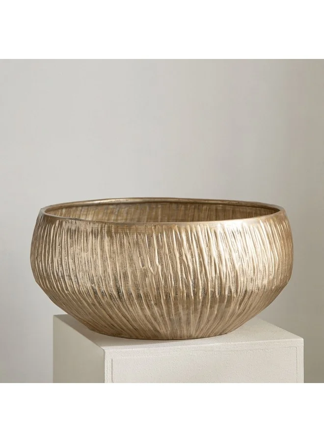 Home Box Nydril Aluminium Embossed Planter 40 x 16.5 cm