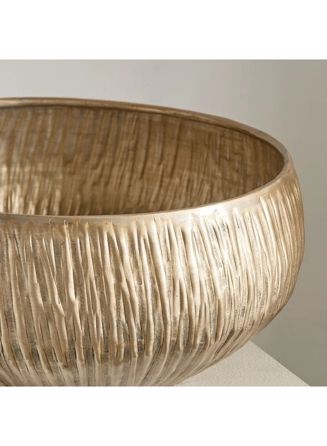 Home Box Nydril Aluminium Embossed Planter 40 x 16.5 cm