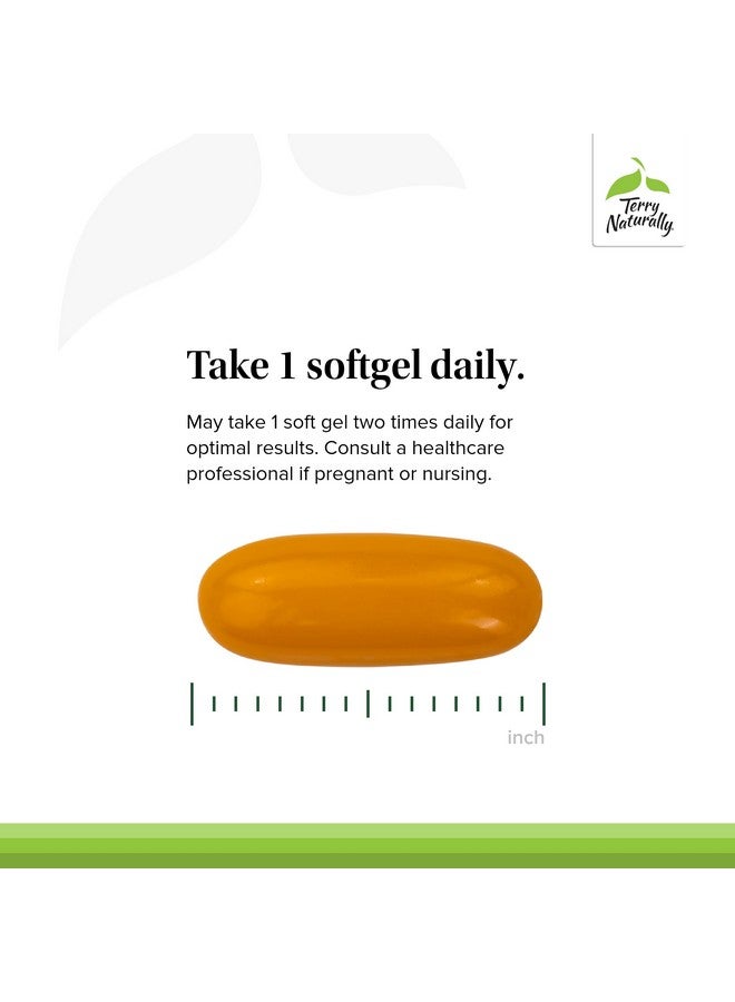 Terry Naturally CuraMed 750mg - Antioxidant Supplement for Brain & Heart Health Support - Dietary Supplement with High-Potency Curcumin Complex - Kidney, Liver & Immune Health Support - 60 Softgels - Image 4